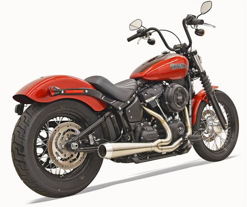 Bassani 1S72SS Chrome Road Rage 2 Into 1 Full Exhaust Harley 2018 Softail