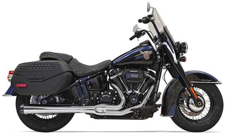 Bassani 1S91R Chrome Road Rage 2 Into 1 Full Exhaust Harley 2018 Heritage Deluxe