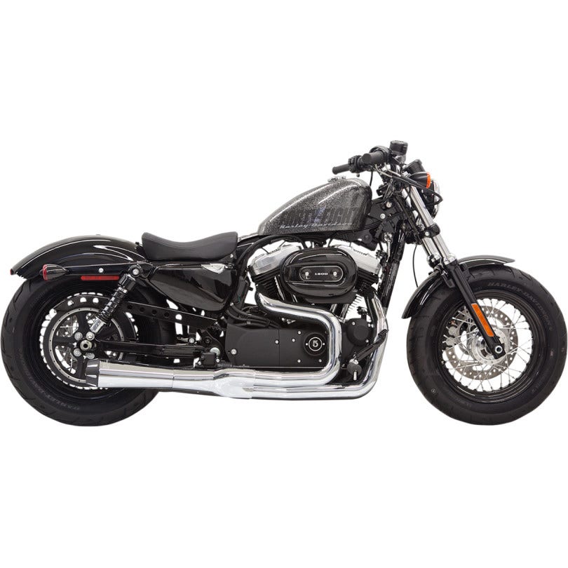 Bassani Chrome Road Rage II Mega Power 2 into 1 Exhaust Harley Sportster 14-17