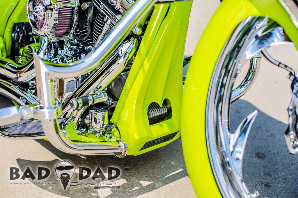 Bad Dad Classic Series Chin Spoiler w/ Single Vent for 97-13 FLH/T Touring Models