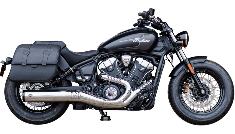 S&S Chrome Grand National Slip-On Muffler 4 Harley 25 Scout Models