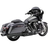 Cobra 909 Twins 4" Scallop Slash Cut Slip-On Mufflers for Harley Touring Models