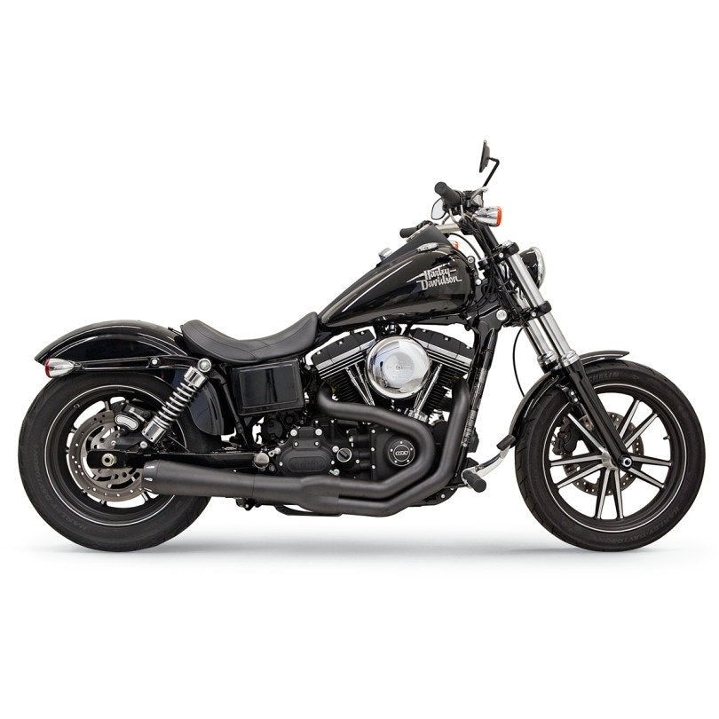 Bassani Black 1D32RB Road Rage II Mega Power 2-1 Exhaust Harley