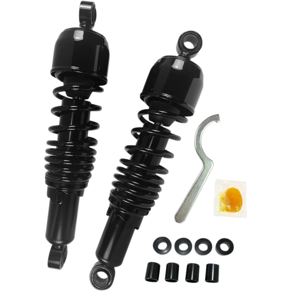 Drag Premium Black 12.5" Rear Spring Shock Absorbers Harley XL FXR 86-03