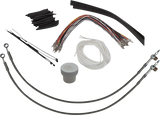 FBI Control Installation Kit - Hydraulic Clutch for 2008-2013 H-D Touring - Braided / 14"