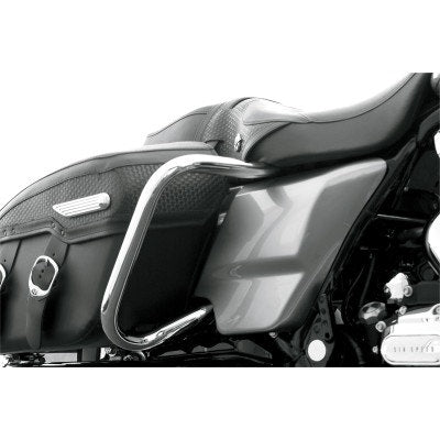 Drag Big Buffalo Chrome 1 1/4" Saddlebag Bars Guard Harley FLH/T Touring 97-13