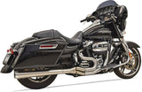 Bassani Stainless Long Road Rage III 2 into 1 Exhaust for Harley Touring