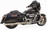 Bassani Stainless Long Road Rage III 2 into 1 Exhaust for Harley Touring