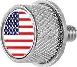 Figurati American Flag Seat Mounting Knob 4 Harley 65-22 Touring