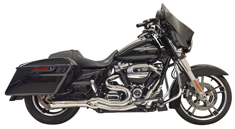 Bassani Road Rage II 2-1 Mid 4" Exhaust System Harley Bagger Touring