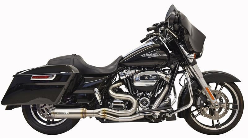 Bassani Mid Length 2-1 Super Bike Exhaust System Harley Bagger 17-Up