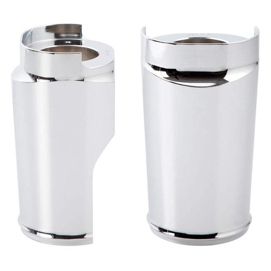 Arlen Ness Smooth Aluminum Fat Tire Upper Fork Boot Covers for Harley