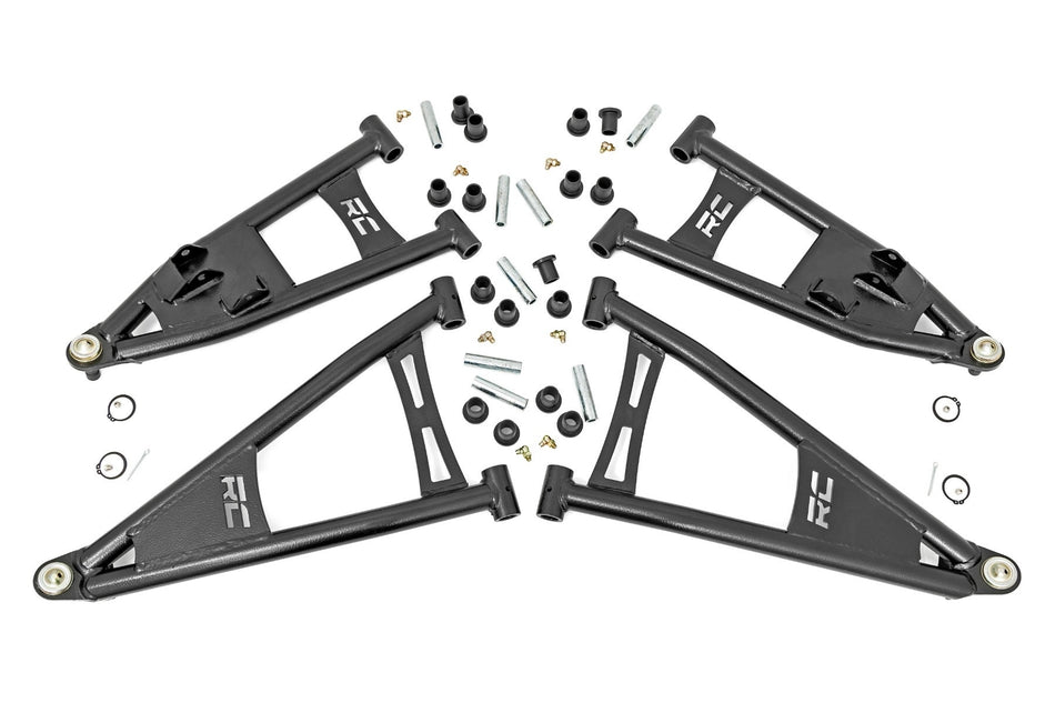 Rough Country High Clearance 2" Offset Control Arms Ball Joints Polaris 17-20