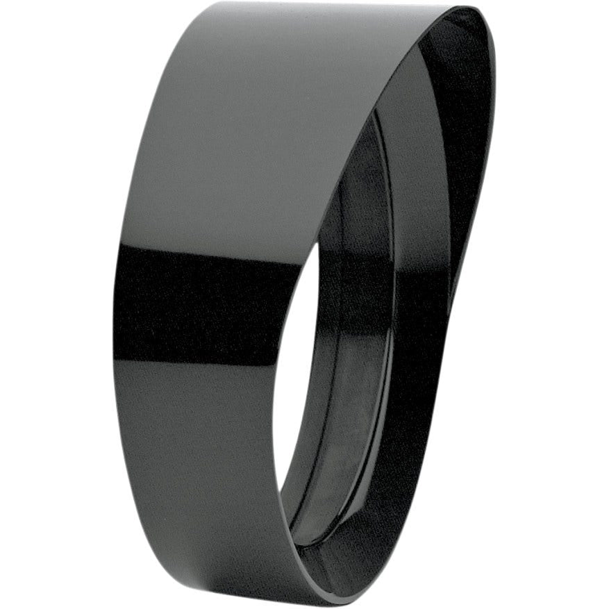 Headwinds Black 7" Mariah Visor Headlight Bezel for Harley Touring FLH/T