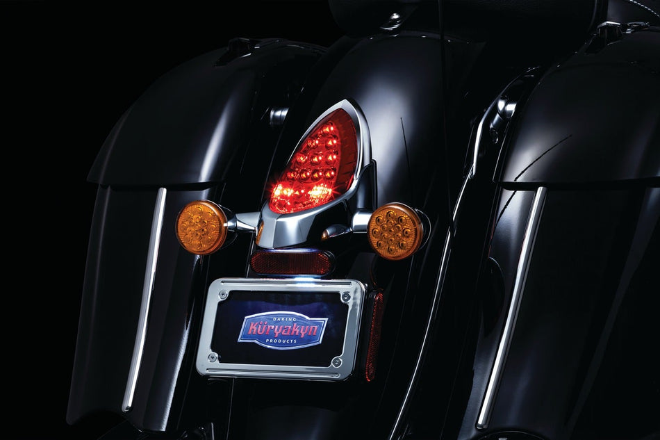 Kuryakyn Chrome Taillight Top Trim Indian Chief Chieftain & Roadmaster | 7697