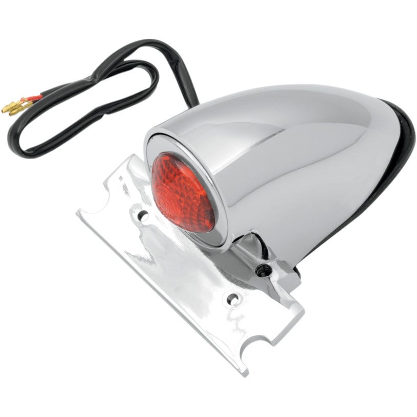 Drag Specialties 50s Style Chrome Chopper Taillight for Harley or Custom