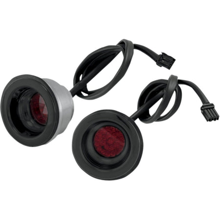 Alloy Art Black CNC Shooter Taillight Turn Signal for Harley Touring & Custom | STL-2