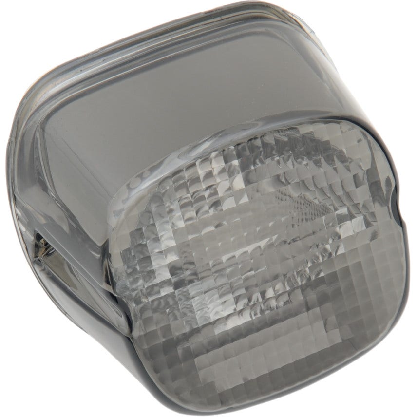 Drag Specialties Smoke Laydown Taillight Lens With Top Tag Window Harley 99-03