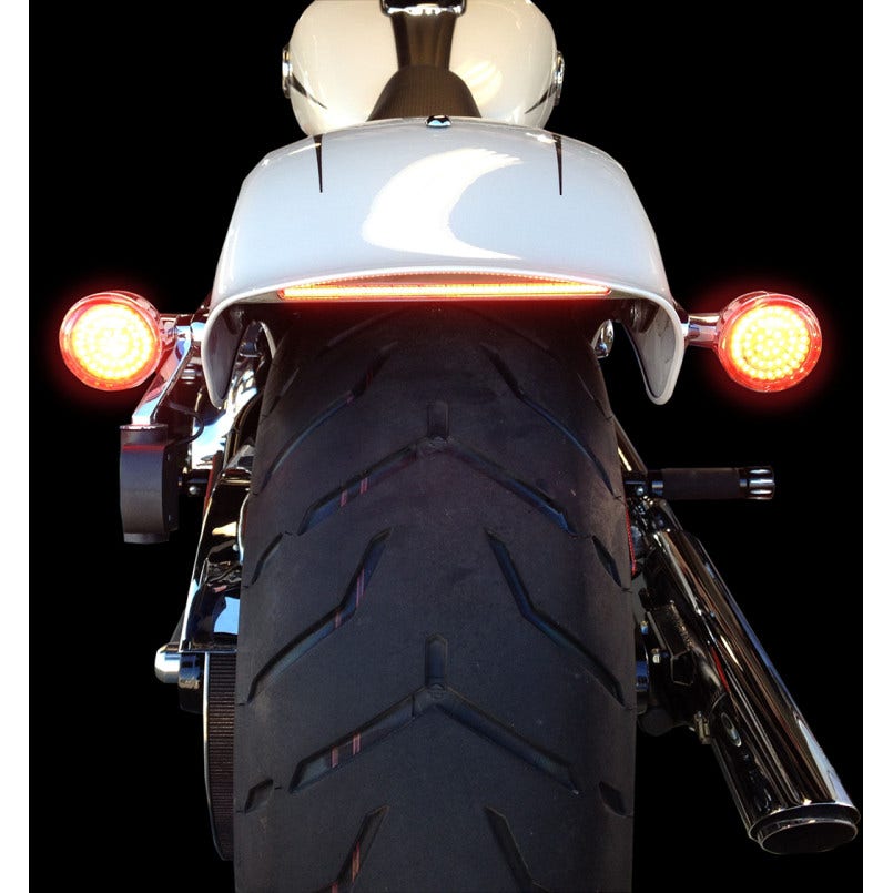 Custom Dynamics Chrome Billet LED Tailight Harley Softail Breakout 13-15  |  CD1054