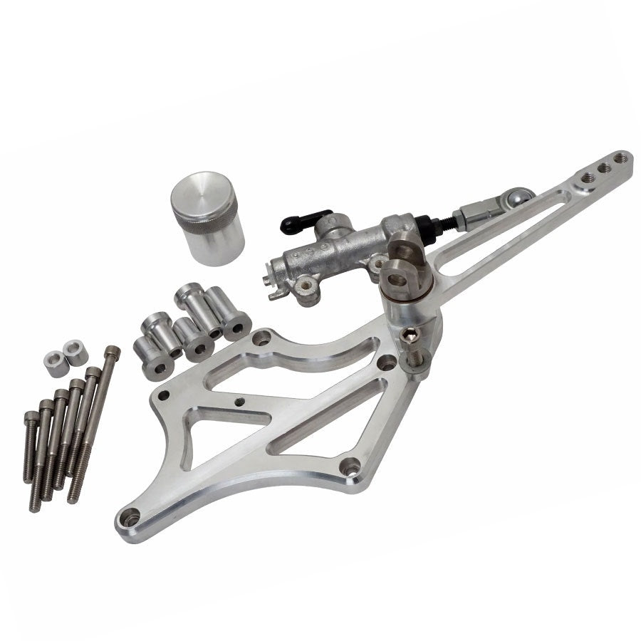 Speed Merchant Mid-Controls With Pegs Polished Harley M8 Touring Speedpeg 17-20