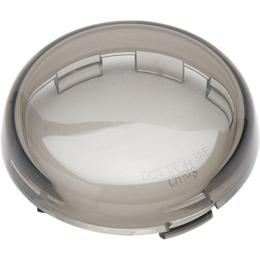 4 x Harley Bullet Deuce Style Replacement Smoke Turn Signal Lens Package Kit