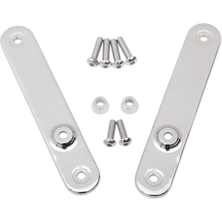 Drag Specialties HotTop Designs Chrome Turn Signal Relocation Mounts Harley FLH/T | 2020-0396