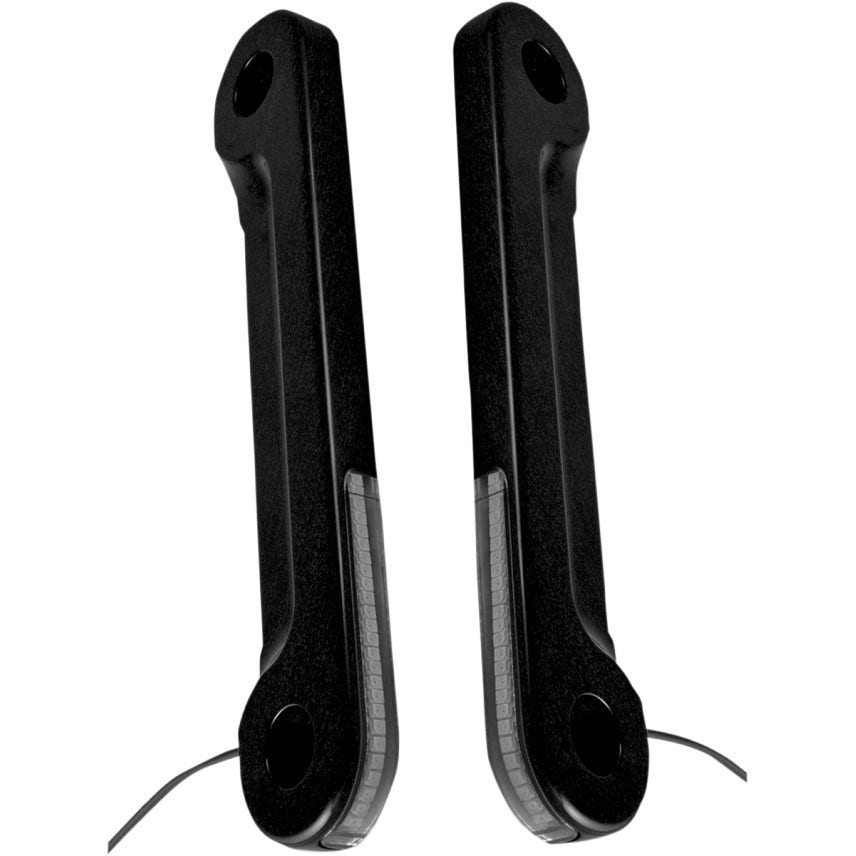 Alloy Art Street Glide Black L.E.D. Low Profile Front Turn Signals | SGFS-2