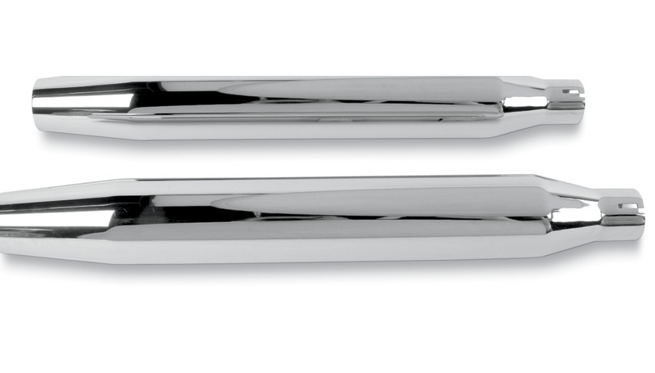 Khrome Werks 3" HP-Plus Chrome Tapered Slip on Mufflers Harley Sportster 04-13