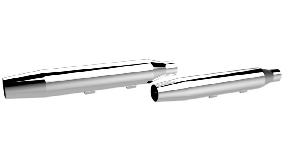 Khrome Werks 3" HP-Plus Chrome Tapered Slip on Mufflers Harley Sportster 14-20