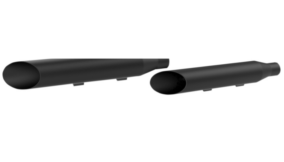 Khrome Werks 3" HP-Plus Black Slash Cut Slip on Mufflers Harley Sportster 14-20