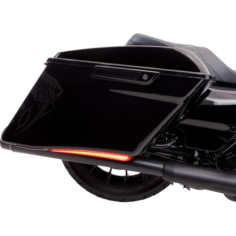 Ciro 40150 Smoked Red Machete Extended LED Saddlebag Brake Lights 15-Up Harley