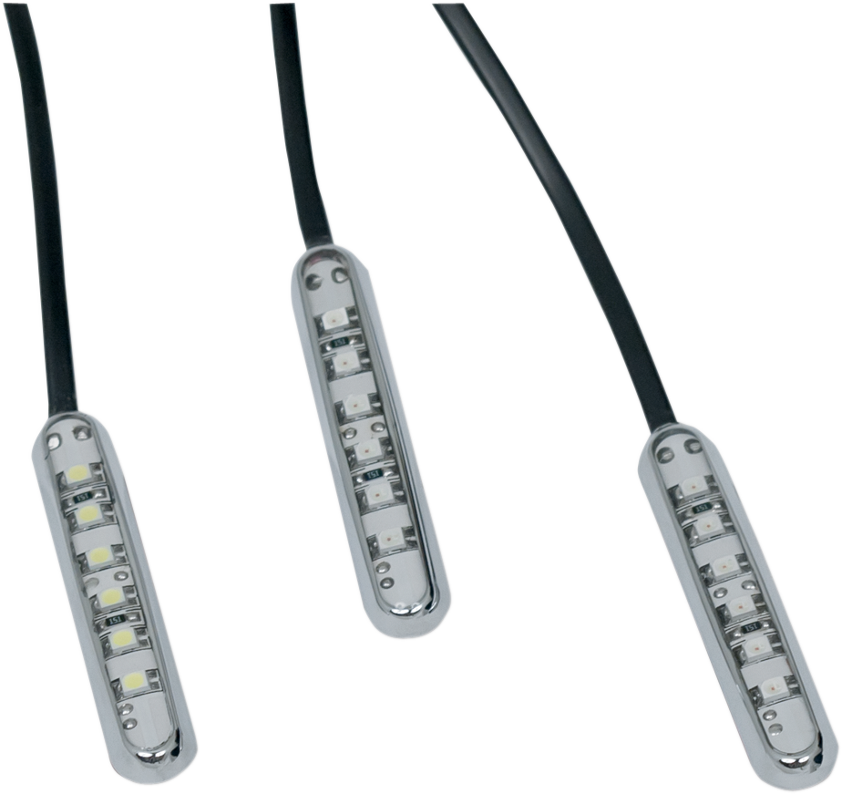 Custom Dynamics White Magic Spots High Power Single Function 6 LED Strip (EA)