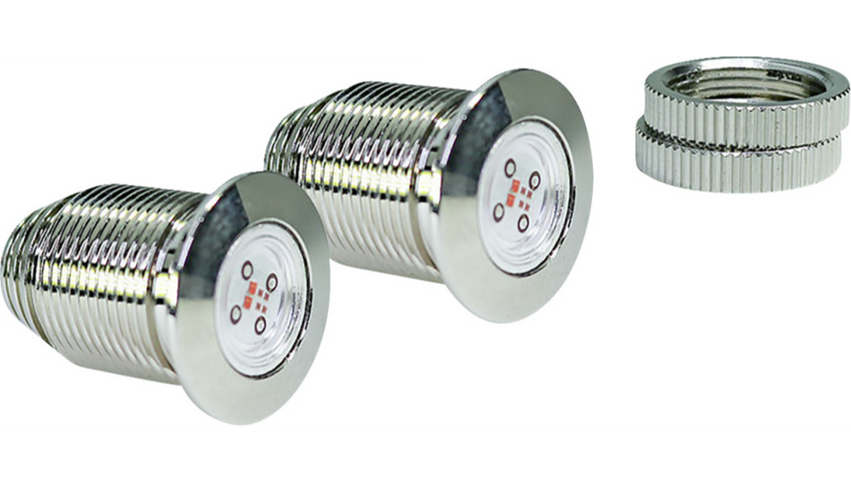 Bagger Nation Bag Thunder Bolts Chrome Taillight Kit 4 Harley 18-23 Softails