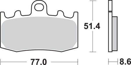 SBS Street Excel Sintered Brake Pads for Select 1994-2026 BMW Models