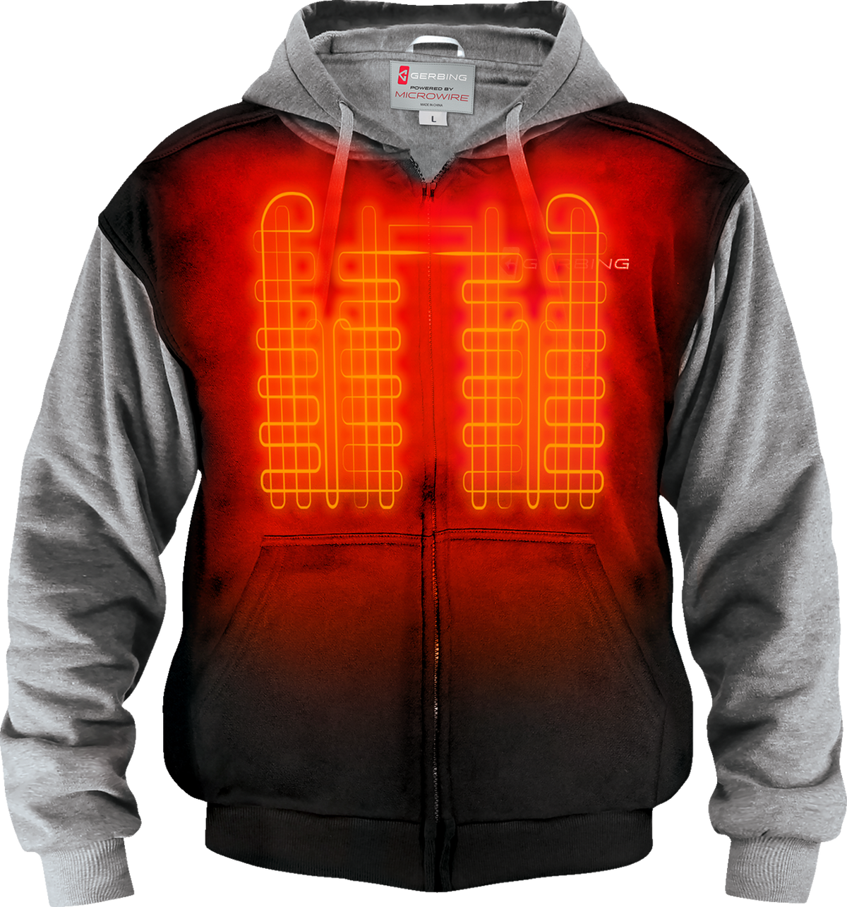 Gerbing Heated Clothing 7V Battery Powered Heated Hoodie - Black