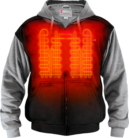 Gerbing Heated Clothing 7V Battery Powered Heated Hoodie - Black