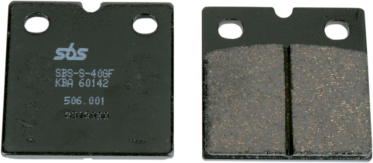SBS 506HF Street Ceramic Organic Front/Rear Brake Pads