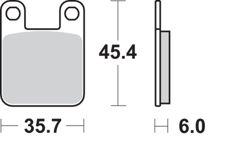 SBS Carbon Tech Caliper Brake Pads