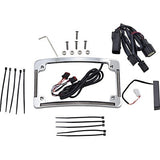 CD LED All-in-1 Signal Radius License Plate Frame 4 Harley FLHX/TRX 10-13
