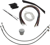 FBI Control Installation Kit - Hydraulic Clutch for 2008-2013 H-D Touring - Braided / 16"