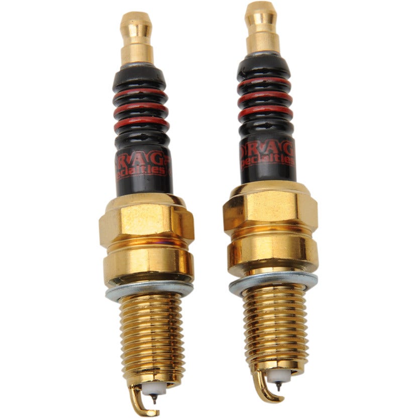 Drag Iridium Spark Plugs Pair Harley 99-16 Twin Cam & 86-16 XL Sportster Repl 6R12