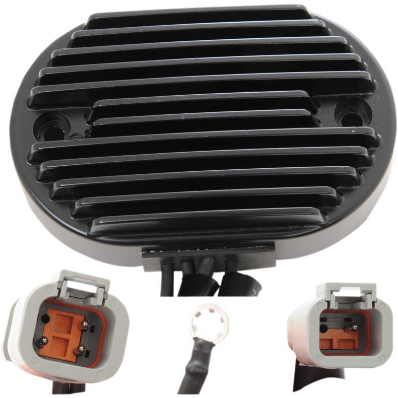 Drag Premium Solid State Black Voltage Regulator Harley 2007 Softail 74540-07