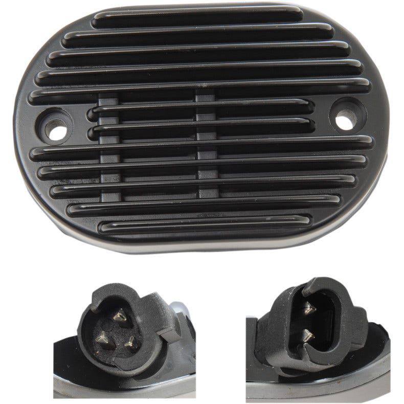 Drag Premium Solid State Black Voltage Regulator Harley 08-10 FXST FLST FXCW