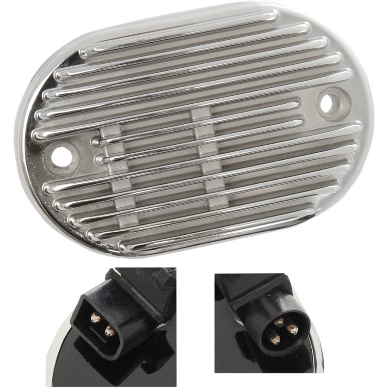 Drag Premium Solid State Chrome Voltage Regulator Harley 08-10 FXST FLST FXCW