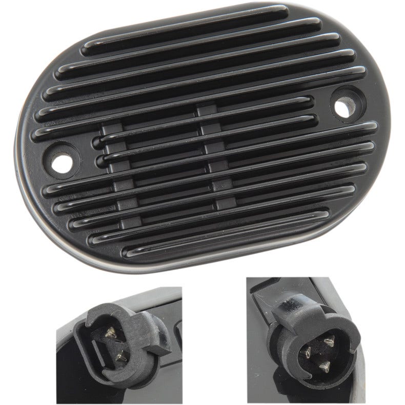 Drag Premium Solid State Black Voltage Regulator Harley 11-17 Softail 74540-11