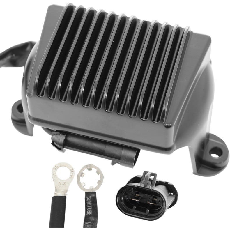 Drag Premium Solid State Black Voltage Regulator Harley FLH 02-03 Repl 74505-02