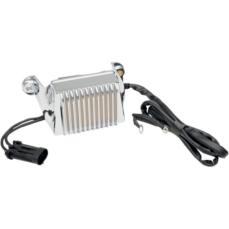 Drag Premium Solid State Chrome Voltage Regulator Harley FLH 02-03 Repl 74505-02