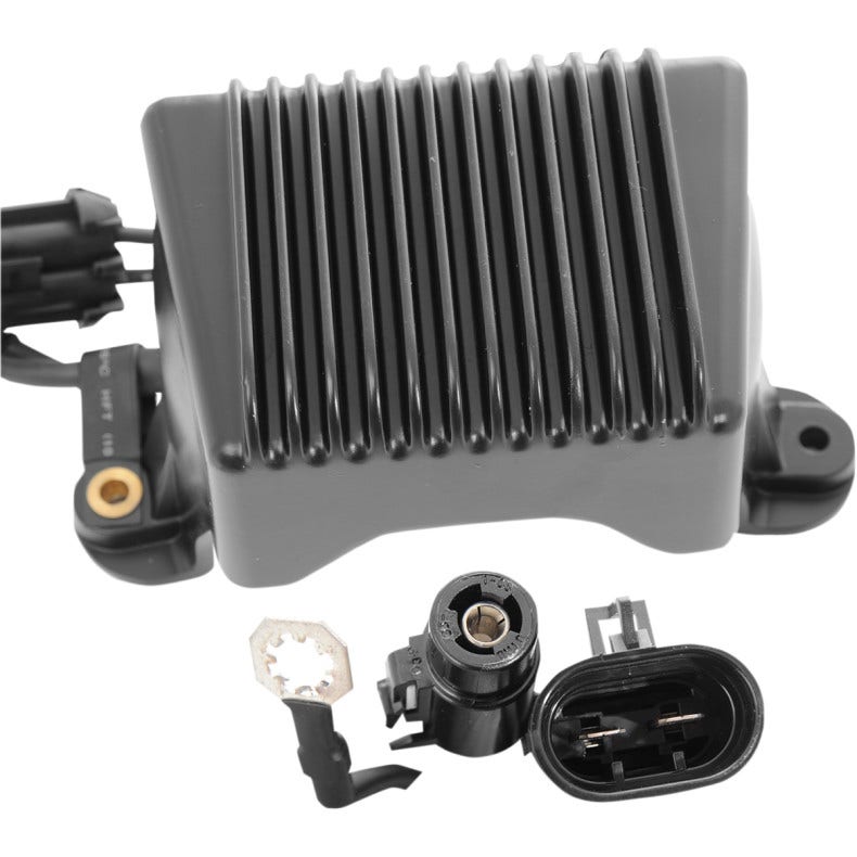 Drag Premium Solid State Black Voltage Regulator Harley FLH 04-05 Repl 74505-04