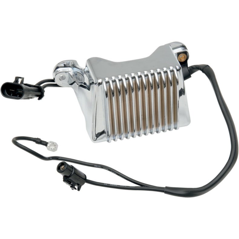 Drag Premium Solid State Chrome Voltage Regulator Harley FLH 04-05 Repl 74505-04