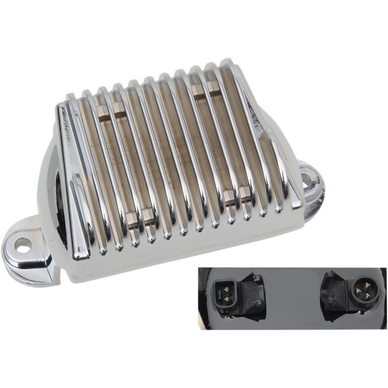 Drag Premium Solid State Chrome Voltage Regulator Harley FLH 09-16 Repl 74505-09
